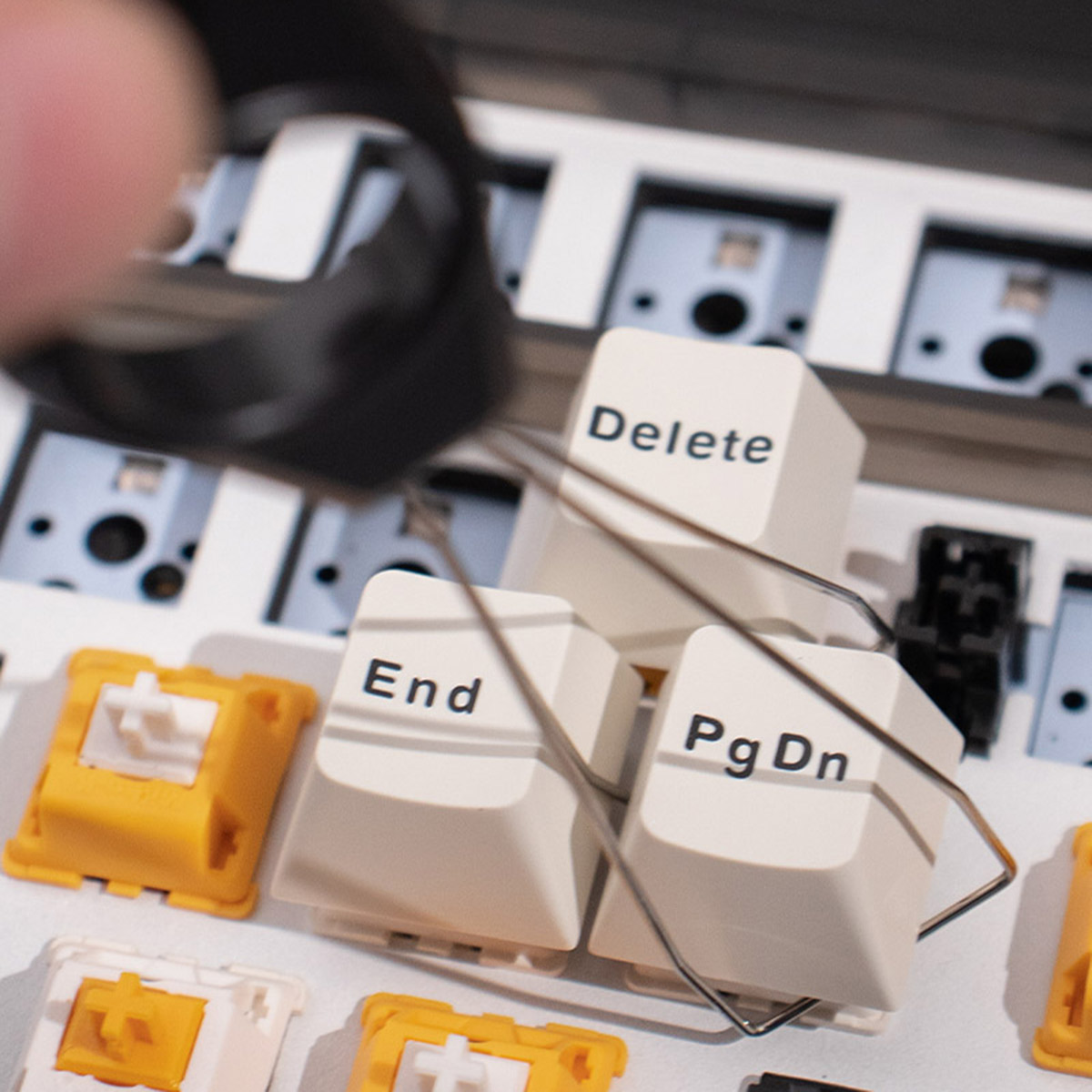 Good night Switch Tester er Key Caps Tool Acrylic Lube Station Double-Deck Removal Platform Keycaps Puller Mechanical Keyboards DIY Kit. 