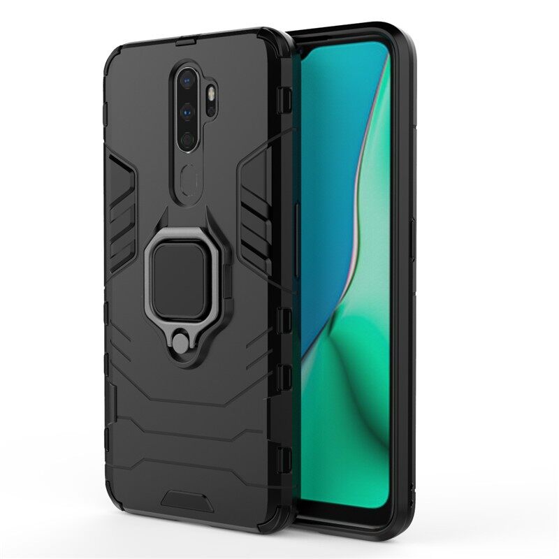 lthmy for OPPO A5 2020 Case Silicone Hard Plastic Armor Back Phone Cover Casing Shockproof