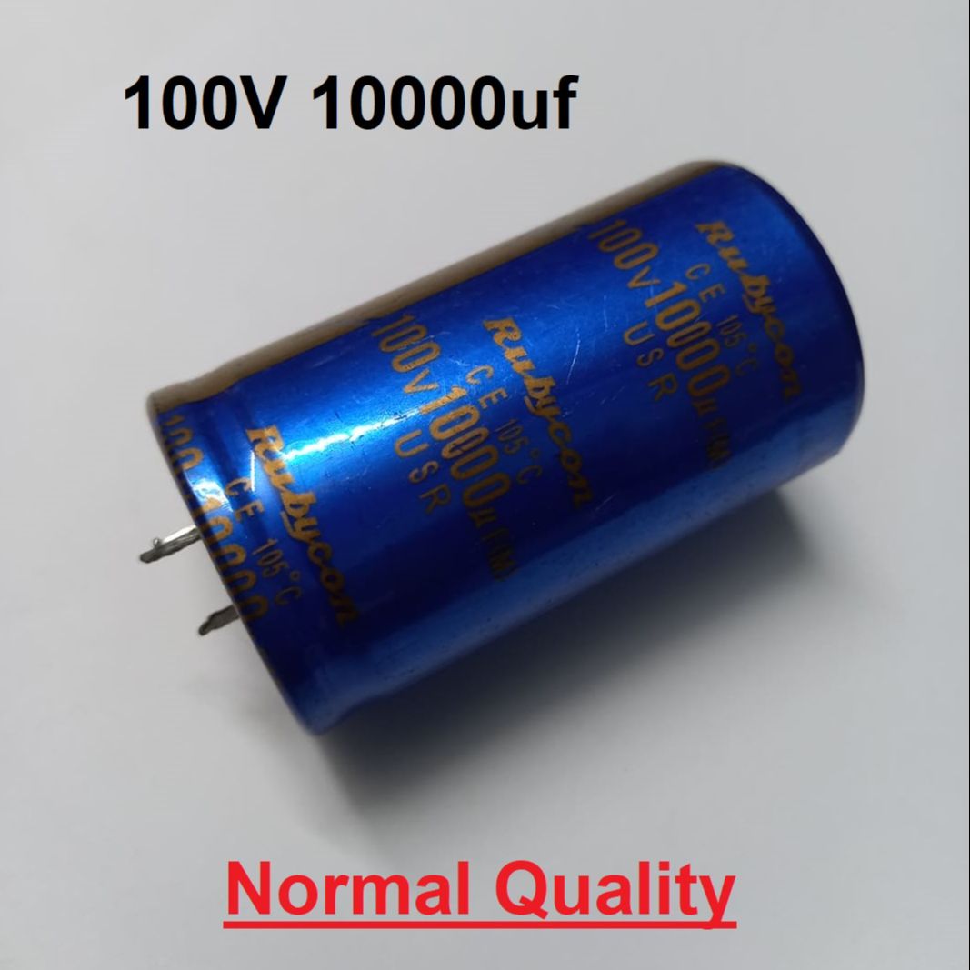 NORMAL QUALITY 10000uF 100V Capacitor RADIAL Electrolytic Capacitor ...