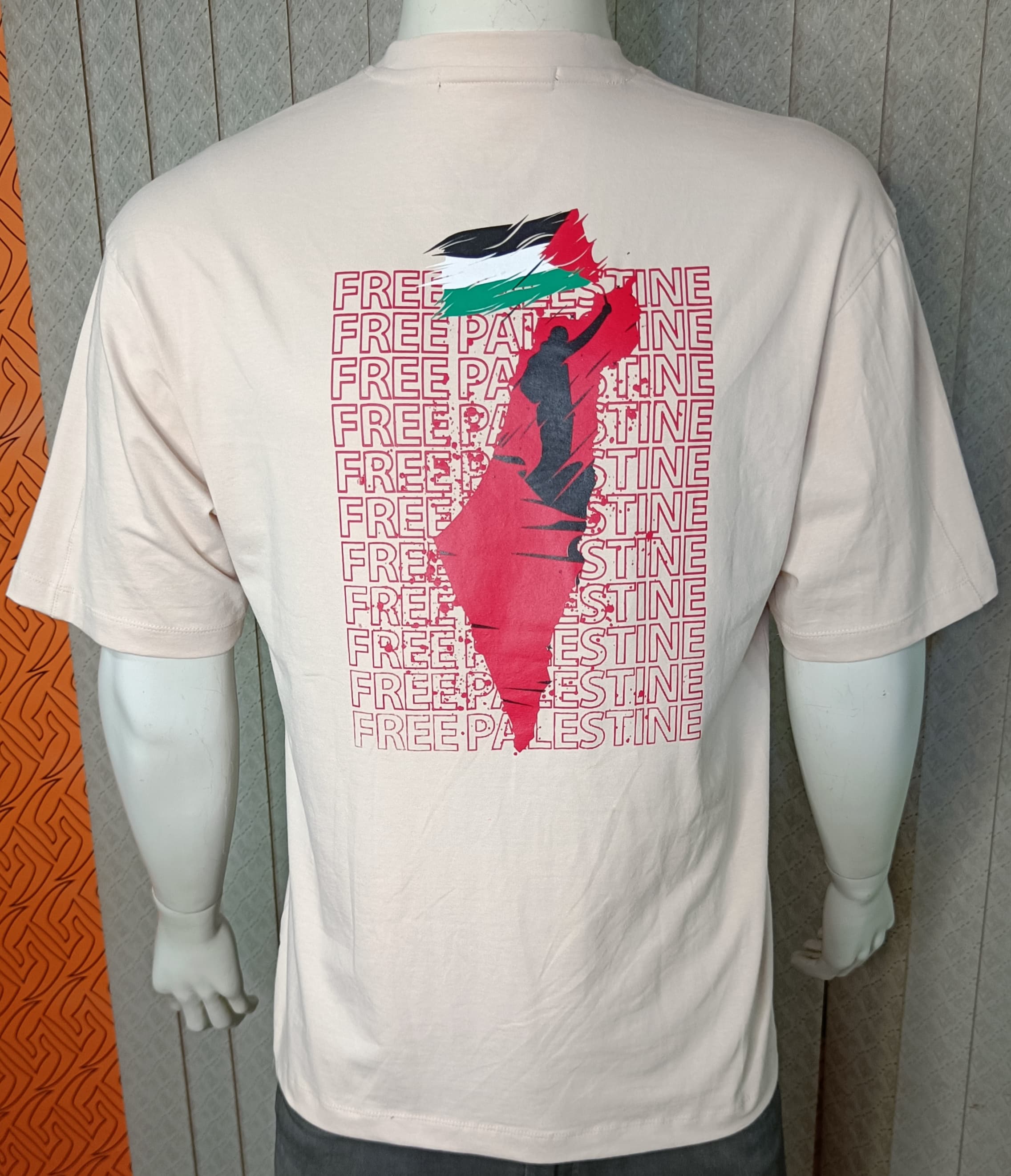 Free Palestine Drop Shoulder by Shohure. 