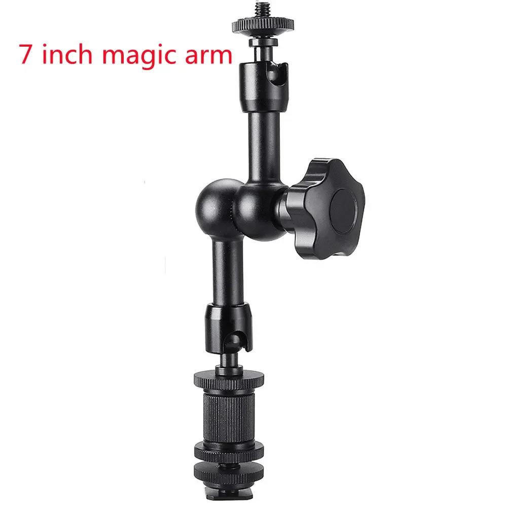 Friction Articulating Tripod Magic Arm Heavy Duty Small Rig Super Clamp Holder For SLR LCD Monitor LED Light Camera. 