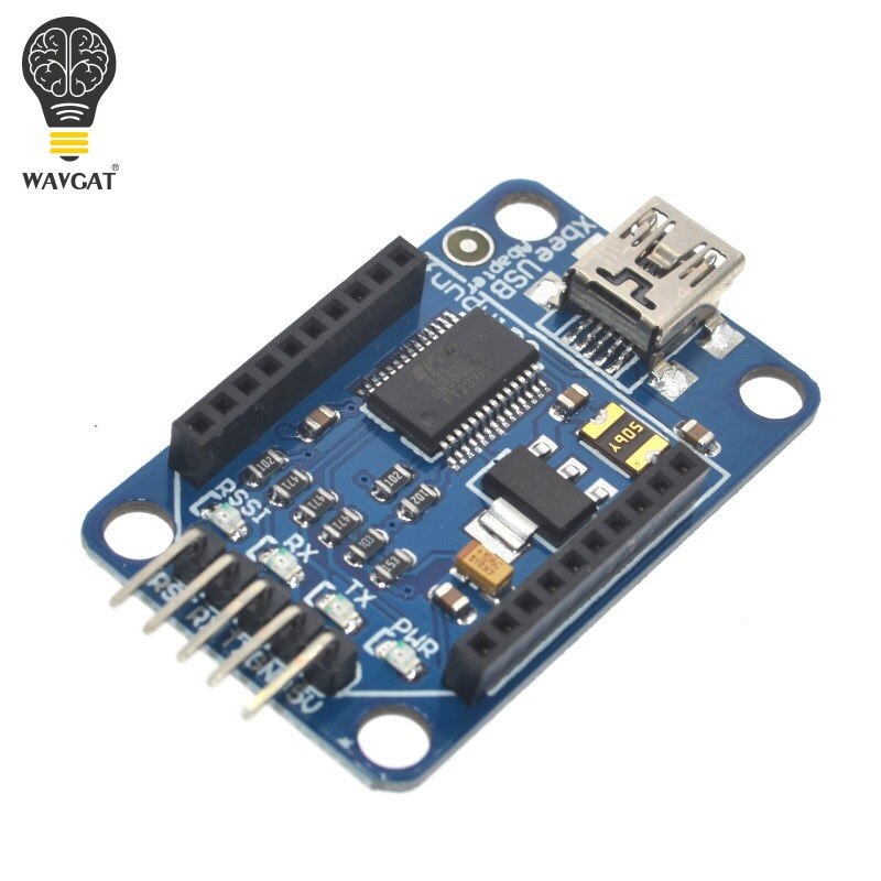 【happy one】WAVGAT XBee Explorer Xbee USB Adapter Module Board Shield Multifunction FT232. 