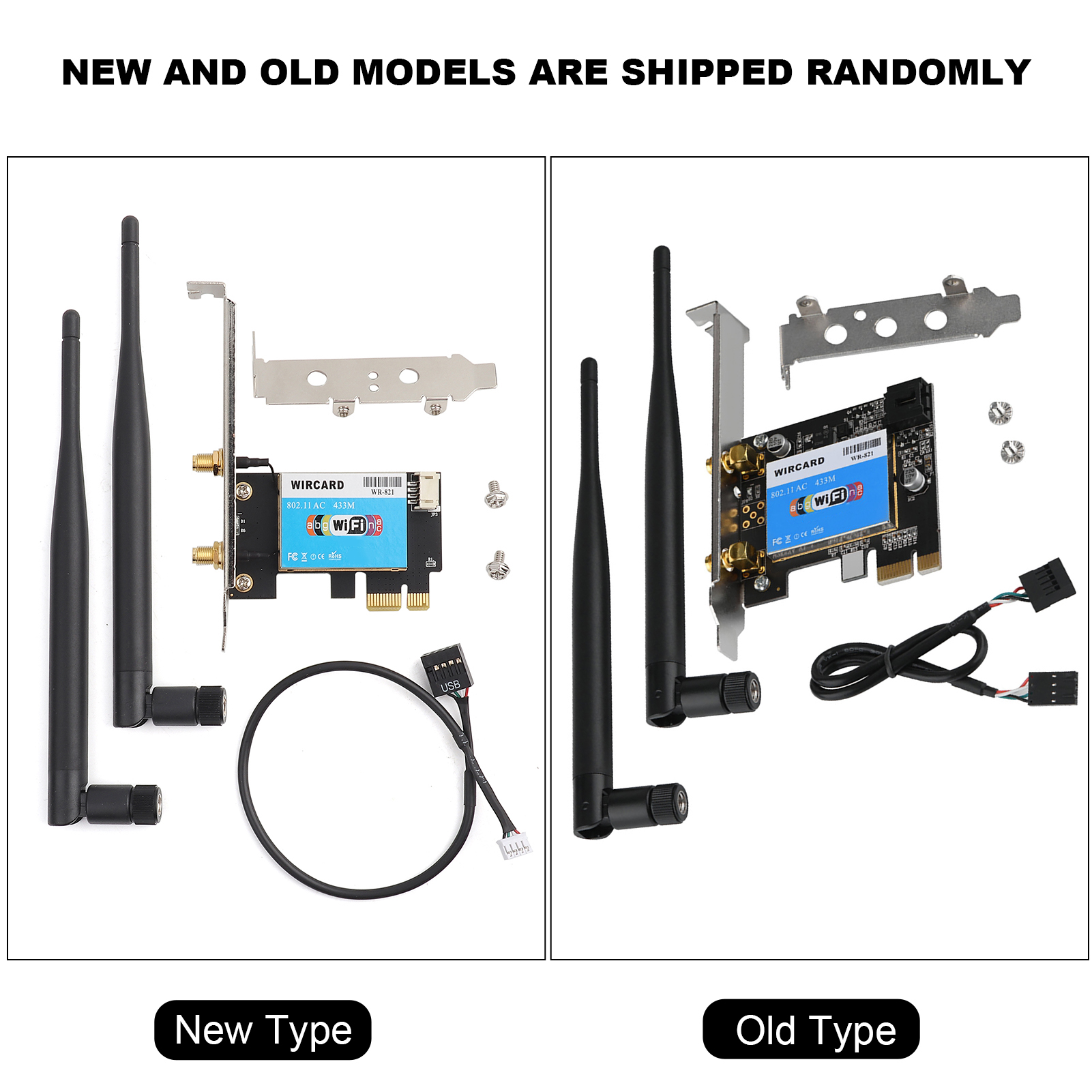 2.4G/5G 433Mbps 802.11ac Wireless BT4.0 WiFi PCI-E Network Card For Desktop UK. 