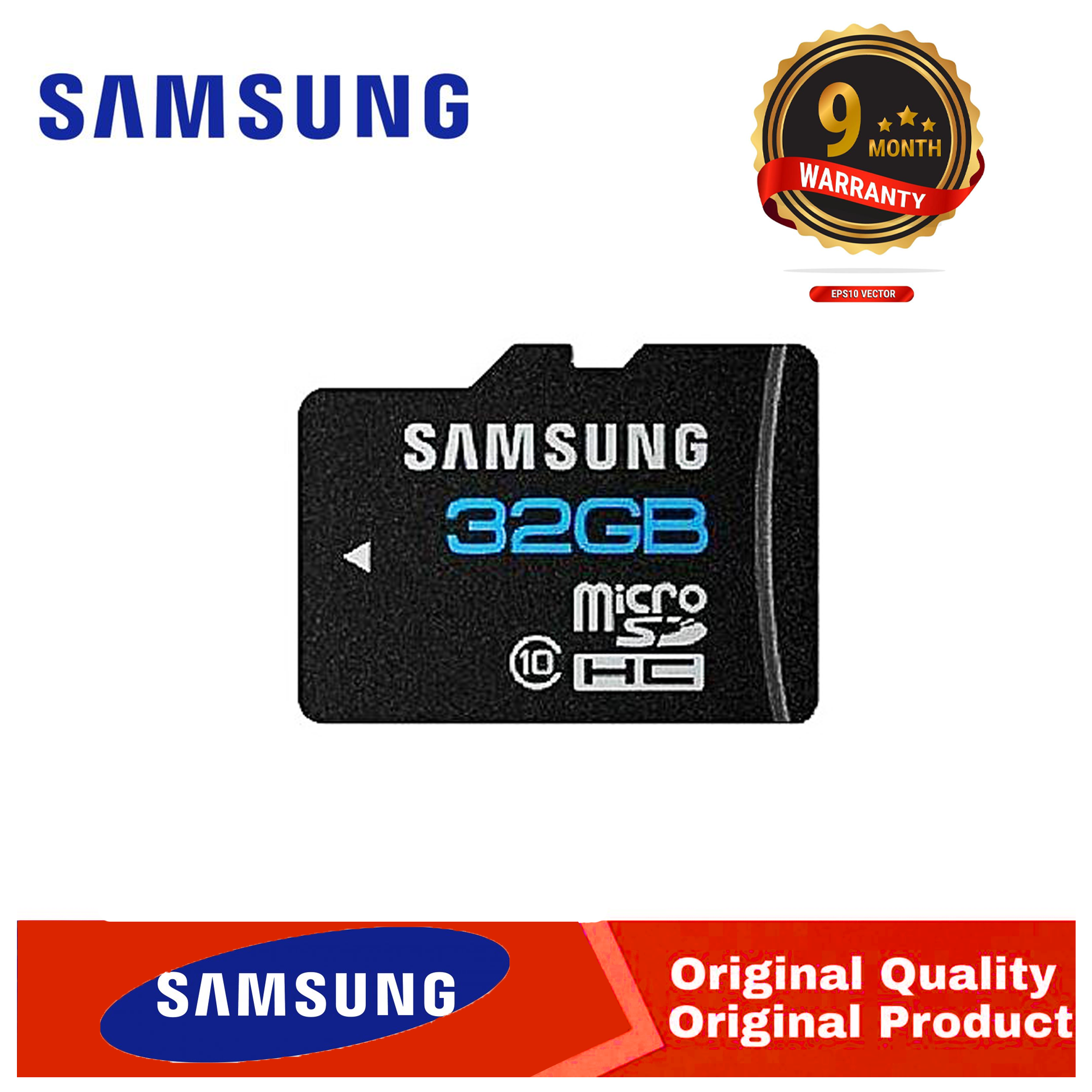 Micro SDHC Class 10 Memory Card 32Gb - Memory Card, SAMSUNG 32 GB MEMORY CARD