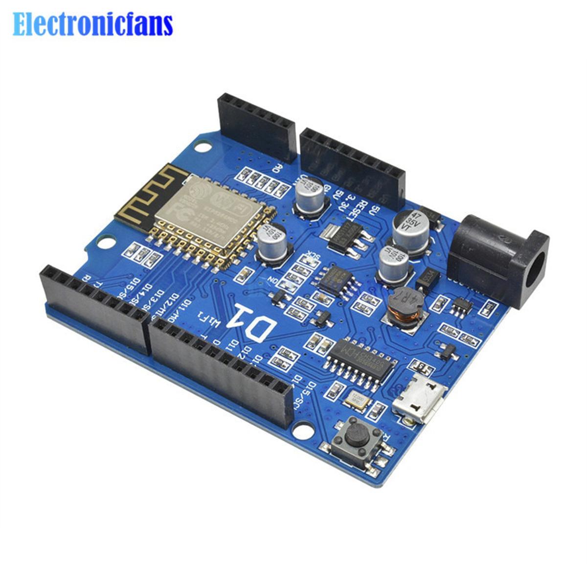 【happy one】WeMos D1 WiFi Shield Based ESP8266 ESP8266EX For Arduino IDE 3.3V/5V Support OTA Wireless Upload