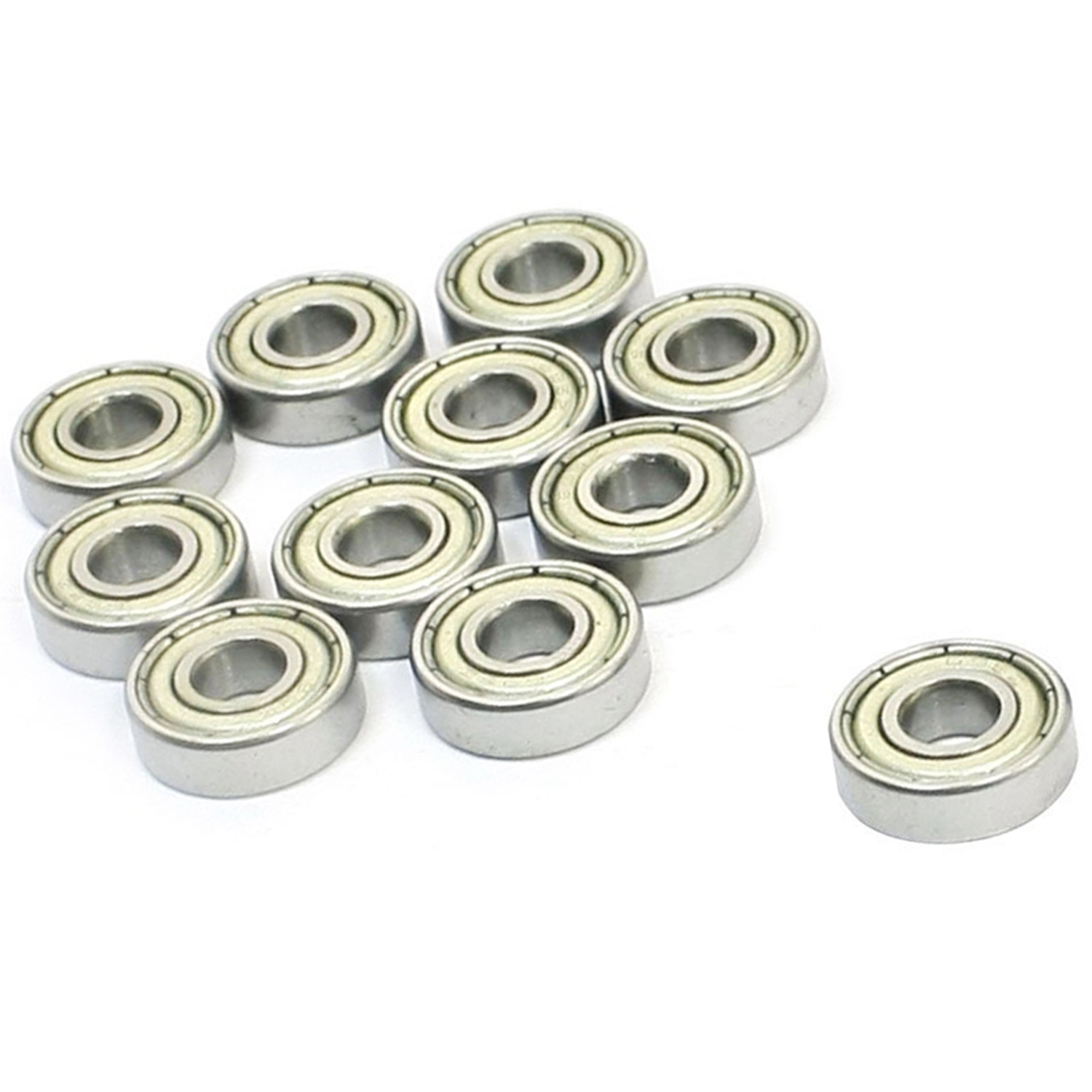 20pcs Mini Deep Groove Ball Bearing Ball Bearing - 10Pcs 5mm x13mm x4mm & 10pcs 5mm x 16mm x 5mm