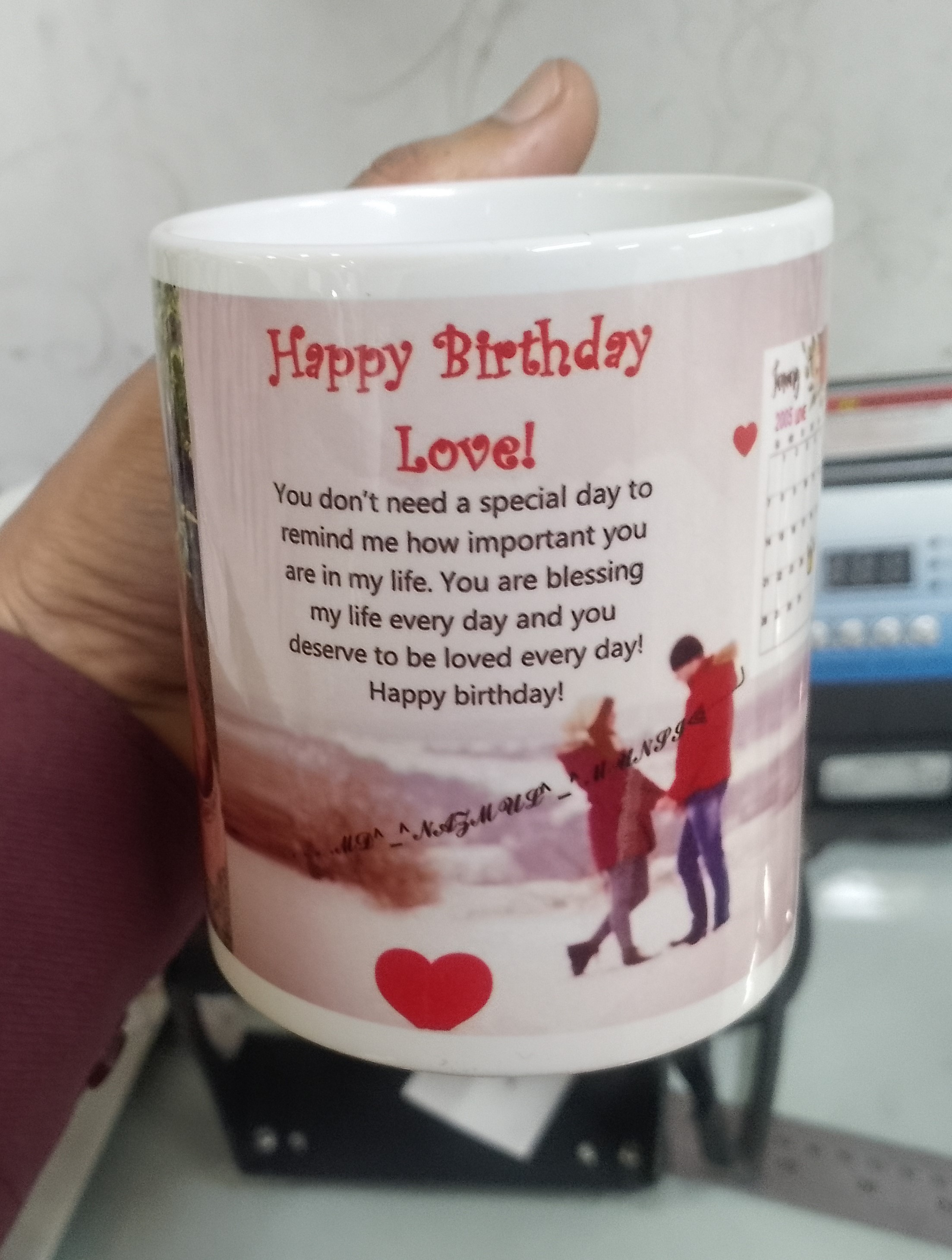 Customized Mug print with Photo, Logo or text( Creat Your Own) - Coffee Mug - Coffee Mug. FREE home delivry. 