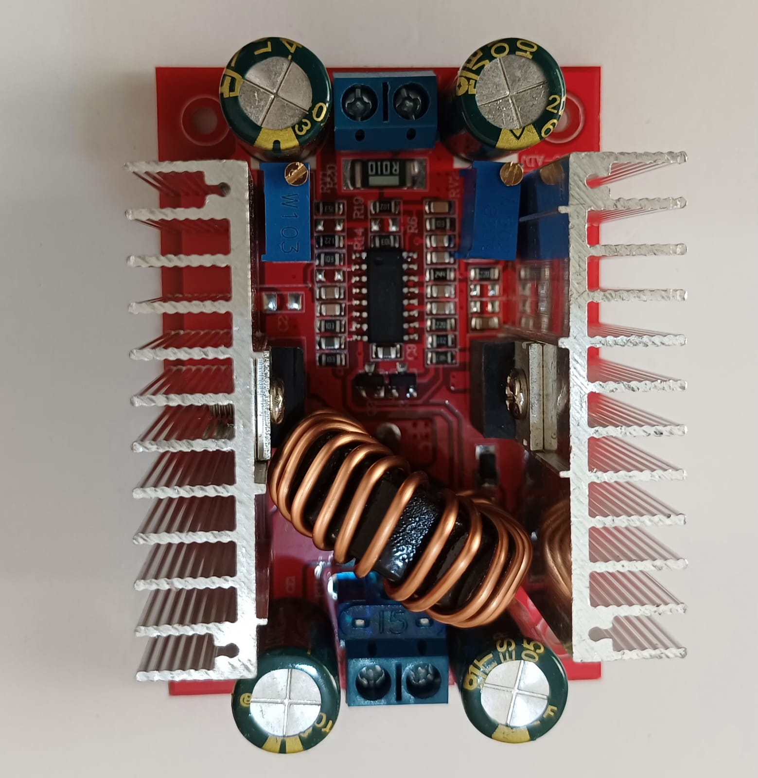 400W DC-DC Step-up Boost Converter 8.5-50V to 10-60V 15A Constant ...