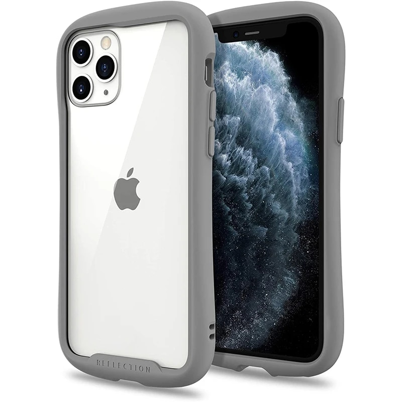 Bumper iFace Reflection Phone Case For iPhone 11 Pro 12 Mini 7 8Plus X XR XS Max Shockproof Hybrid Clear Acryl Protection Cover