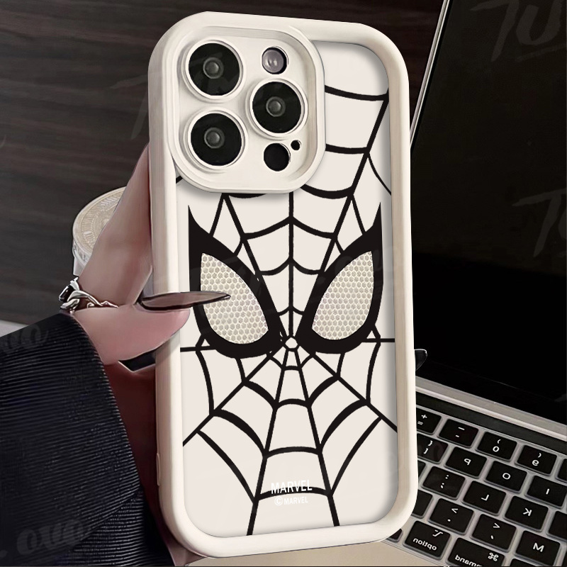 Luxury Marvel Spider Man Soft Silicone Case for Samsung Galaxy A15 A05 A05S A55 A35 A25 A24 A13 A23 A12 A22 A32 A52 A52S A72 A11. 