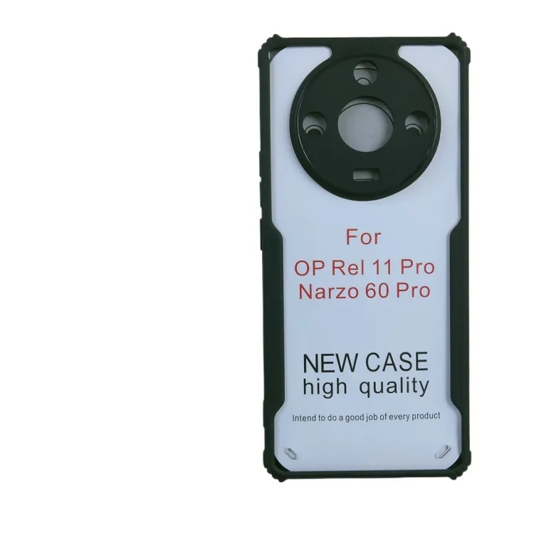 Realme 11 Pro / Realme Narzo 60 Pro - Xundd Cases Shockproof TPU Bumper Hard Clear Acrylic Mobile Phone Case
