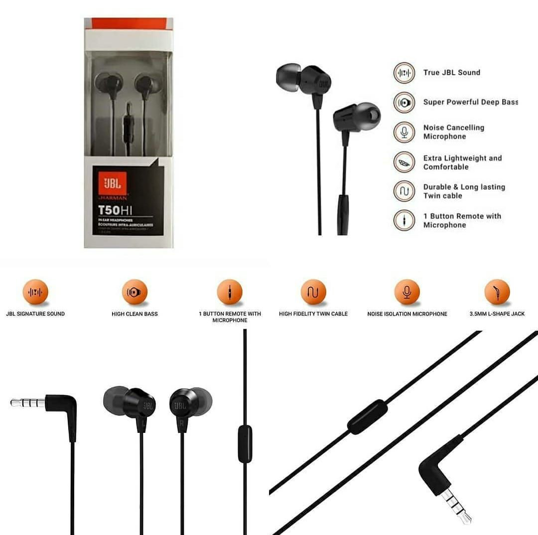 JBL T50HI HEADPHONES