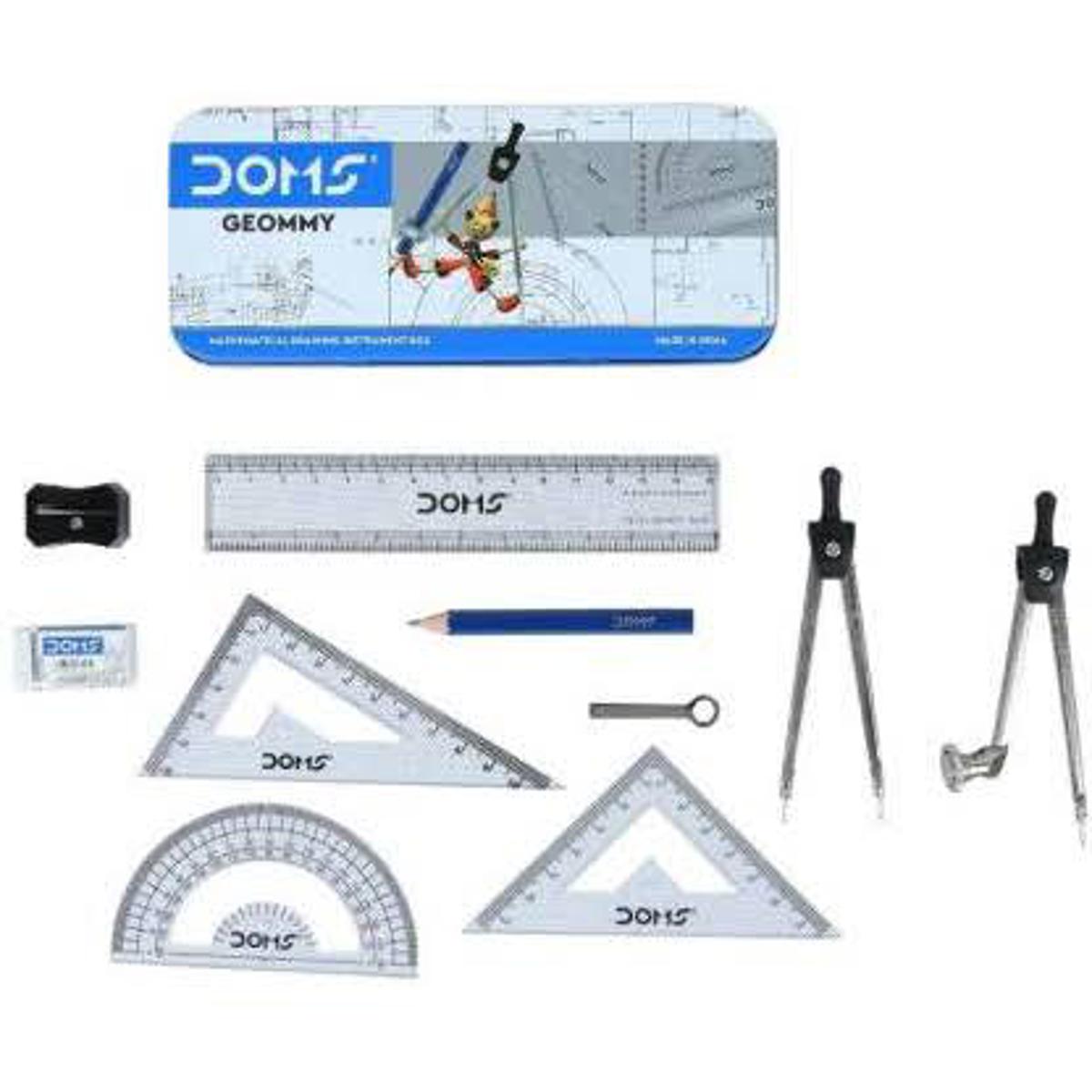 DOMS Geommy Mathematical Drawing Instrument Geometry Box (Pack of 1 Box)