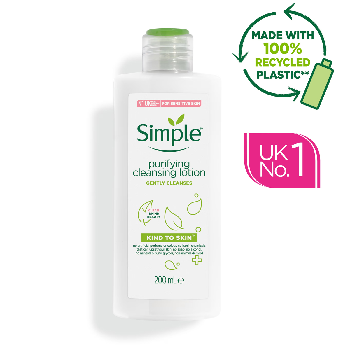 Simple Kind to Skin Purifying Cleansing Lotion -200ml