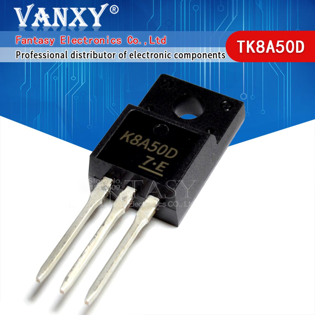 10pcs TK8A50D TO-220F K8A50D TO220F TK8A50 K8A50 TO-220