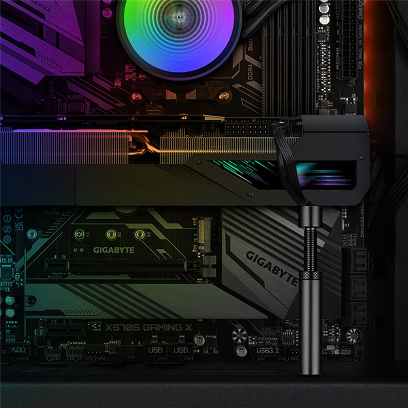 Graphics Card GPU Holder Support Adjustable Telescopic Rotary Screw Aluminum Alloy Video Card Sag Bracket Desktop(Mini). 
