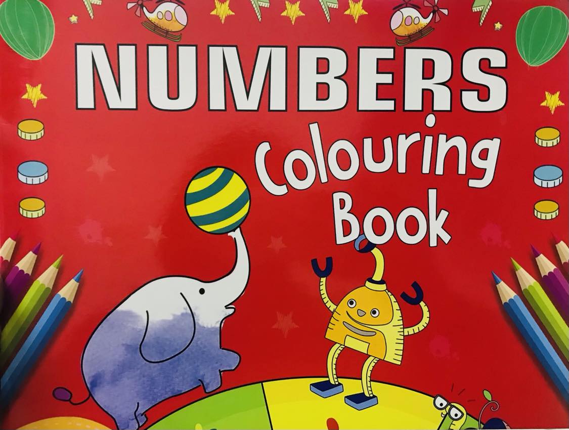 NUMBERS COLOURING BOOK (children book) paper back | Daraz.com.bd
