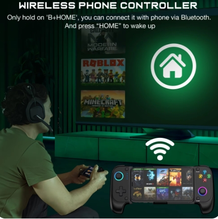 Saitake 7009F Game Controller Wireless Bluetooth Gamepad Extendable Joypad Joystick for Android/IOS Phone. 