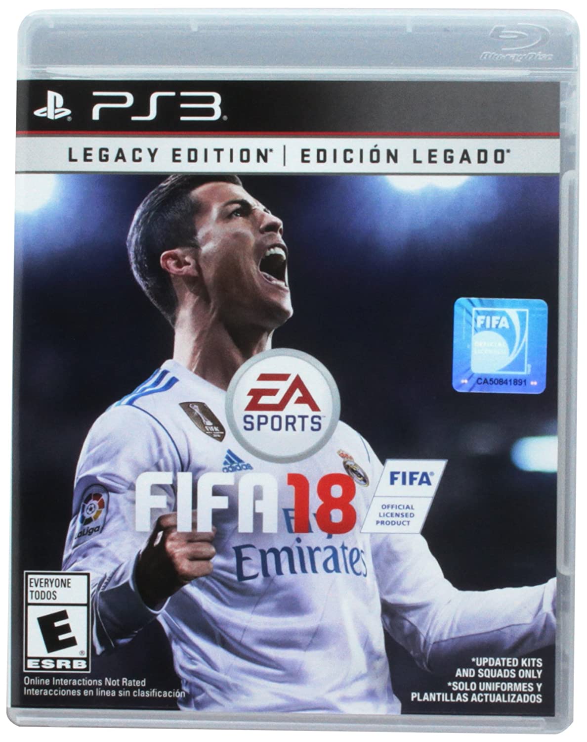 Fifa 18 Legacy Edition PS3 - PS 3 Disk Version Video Game controller Gaming station Console Gamepad command Gameplay. 