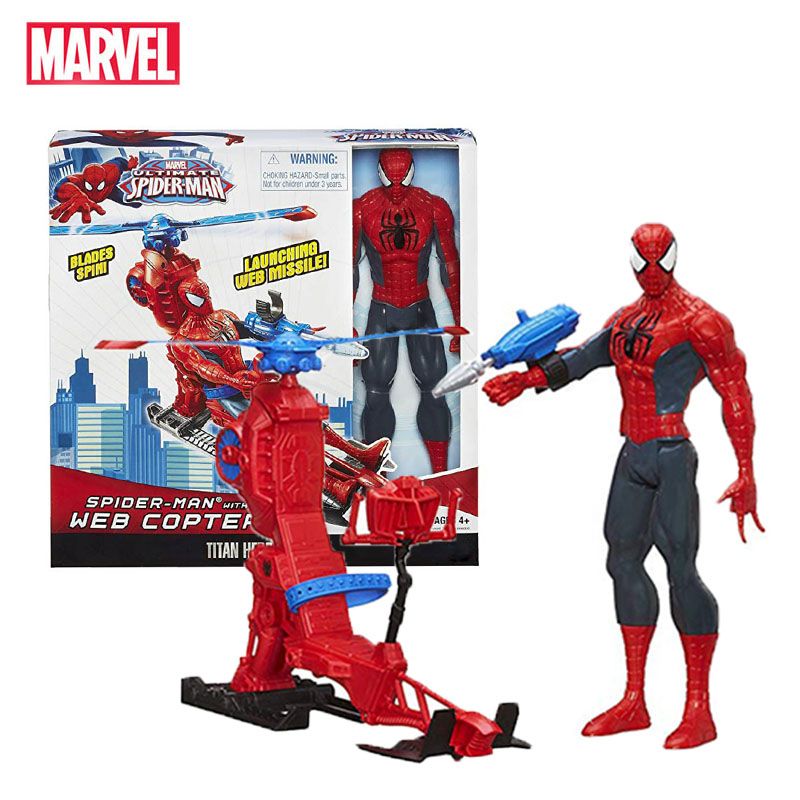 Hasbro A6747E27 Spider-Man Giant Action Figure with Spidercopter. 
