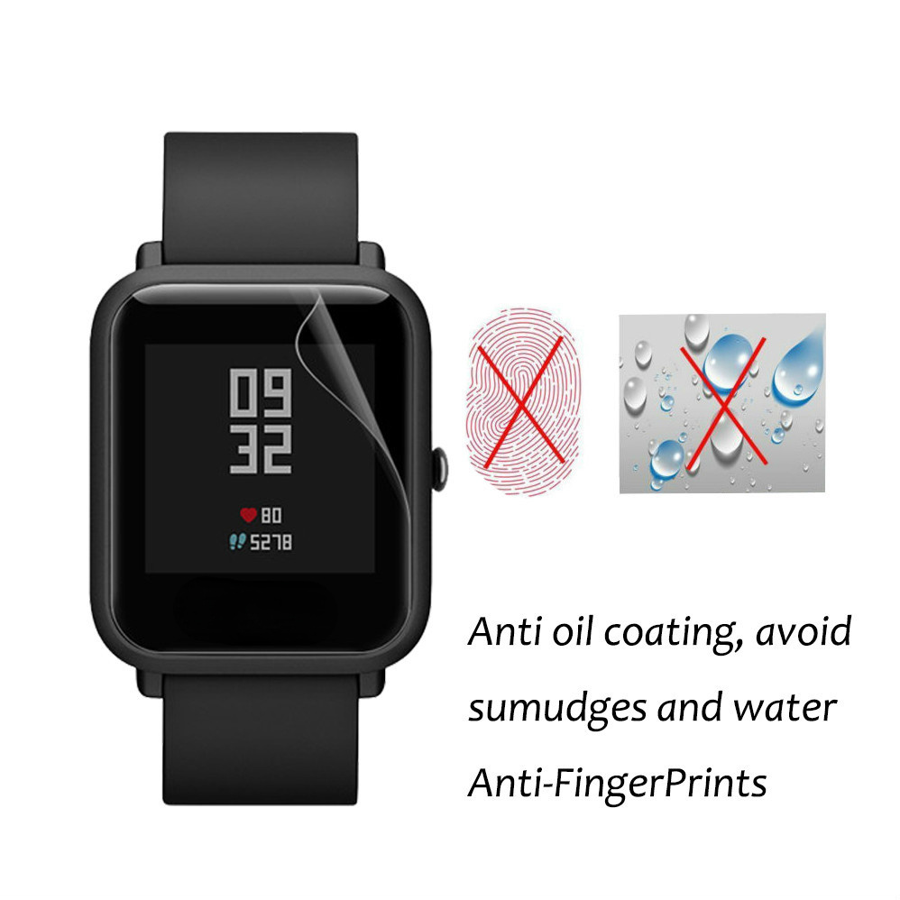 Full coverage of the protective film ro GTS2e GTSite GTCE S LBIT PA Mi Amaz5 pieces Xiaomi Mi Hua fit Bip 5 U S 2 3 4 Mini POP P 4 screen preservation TPU film. 