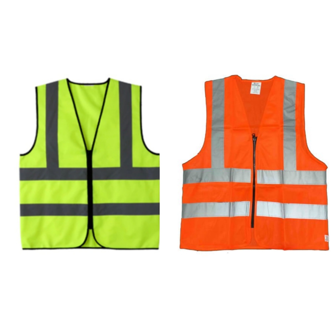 Reflective Safety Vest With Zipper