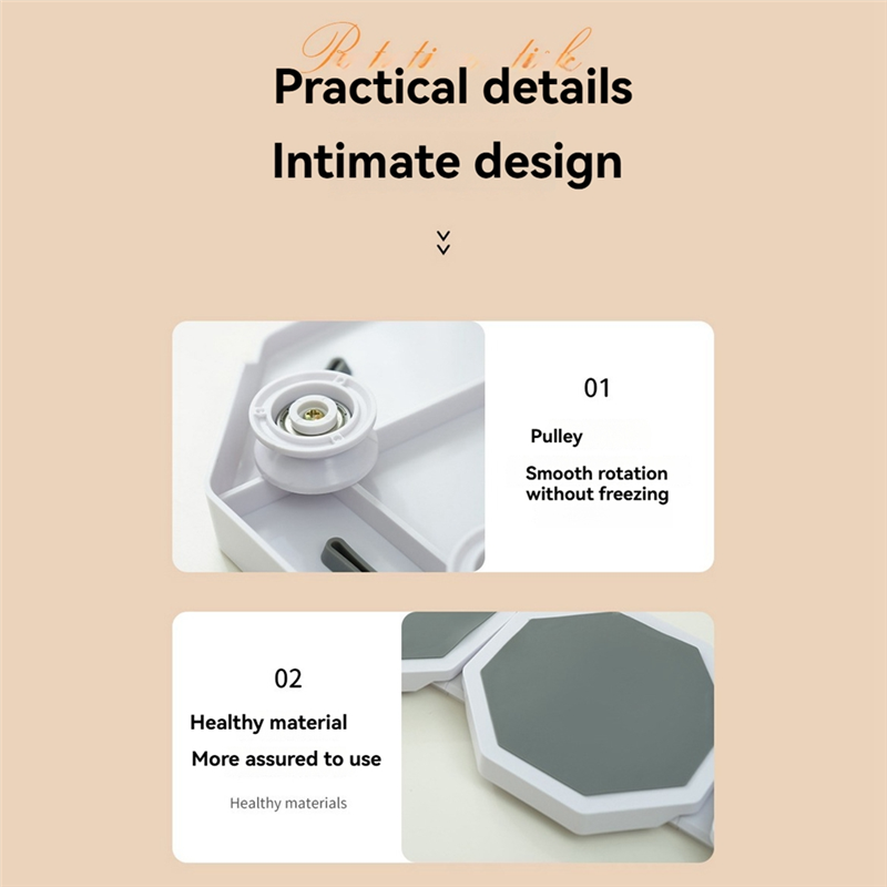 360° Lazy Susans Revolution Serving Tray Countertop Turntable Tray. 