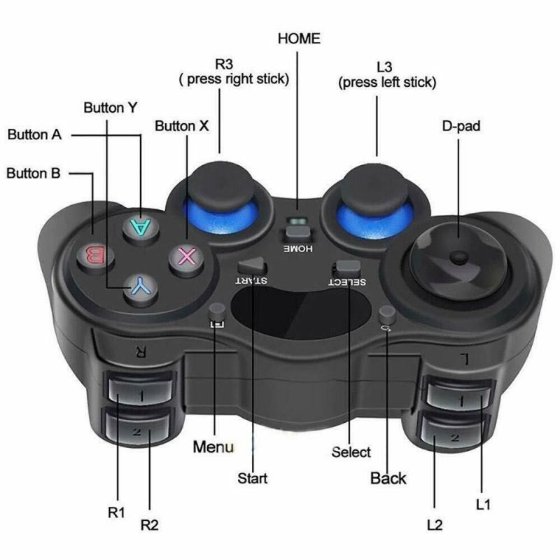 Wireless Joystick Gamepad PC Game Controller Wireless Gamepad  2.4G Game Controller Joystick Games Wireless Gamepad. 