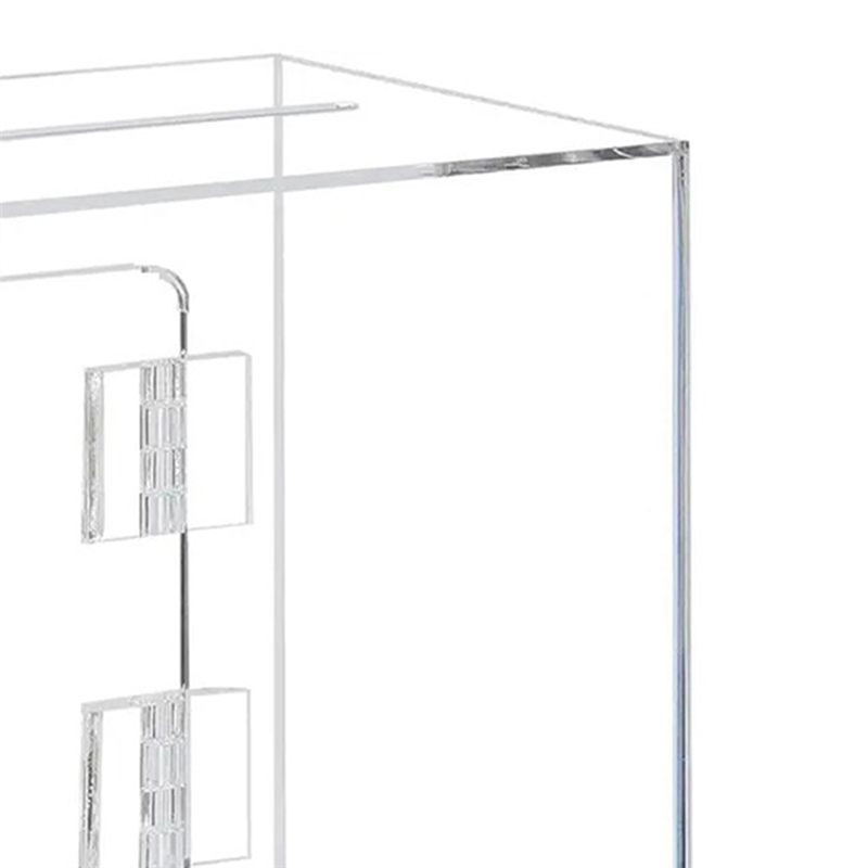 Acrylic Donation Ballot Box- Tip Jar for Money with Lock Key Suggestion Box Comment Box. 