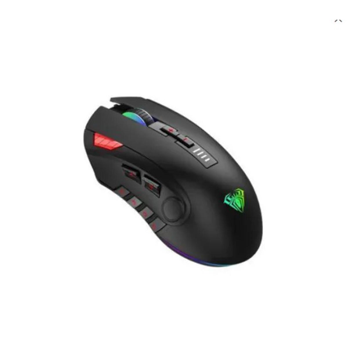 AULA H-512 Backlit 12 Buttons Wired Gaming Mouse