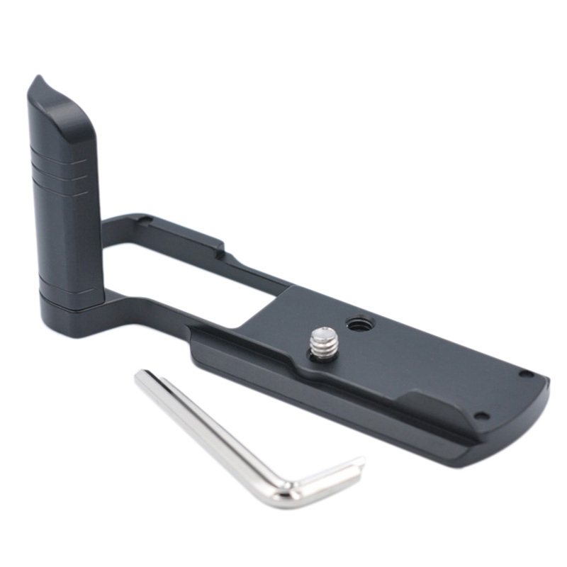 Camera L Bracket,Quick Release Plate for Panasonic GX9/GX85/GX7II Camera Grip Base Vertical Quick Release L Plate Black. 