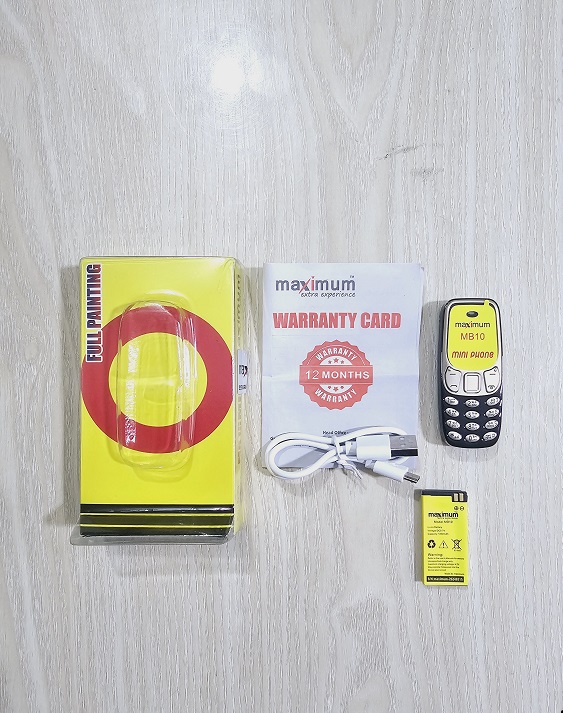 Maximum MB10 Mini Button Phone With Warranty. 