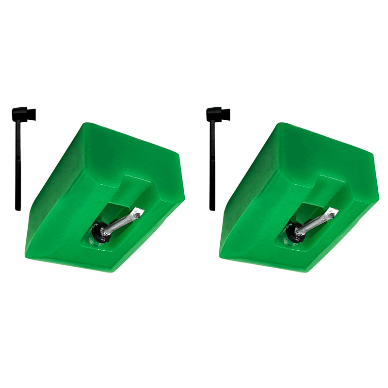 2X ATN95E Diamond Record Needle Replacement Stylus, for AT-LP120-USB Turntables Record Player