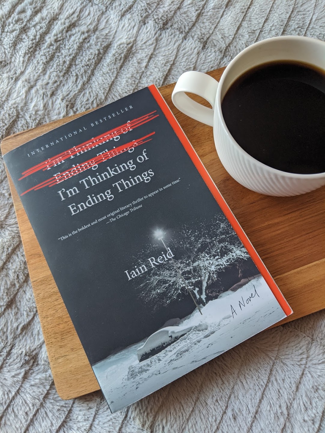 I'm Thinking of Ending Things Book by Iain Reid | Matte Lamination | Premium Paper |. 
