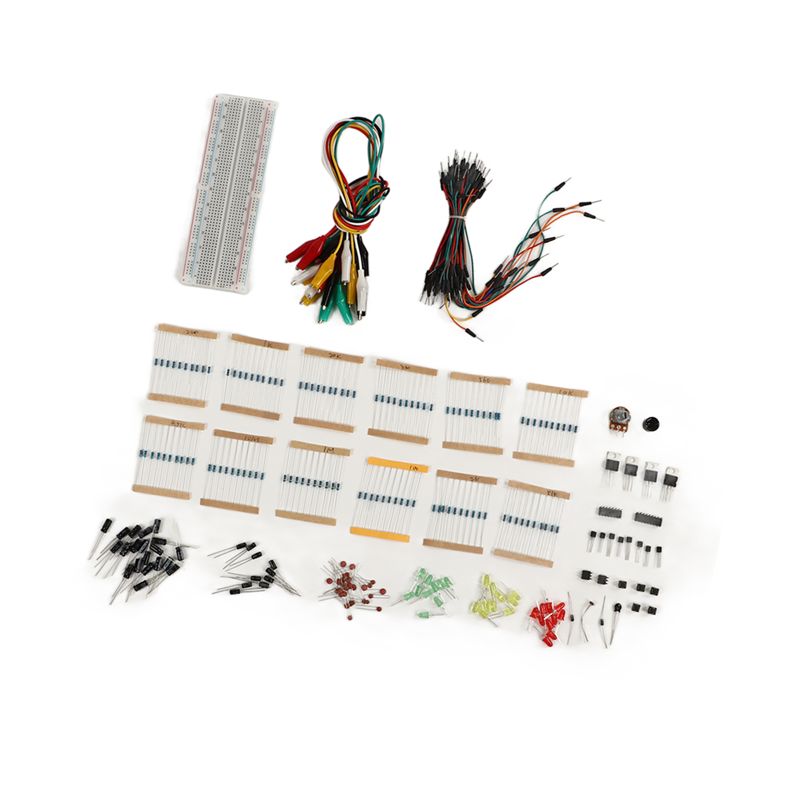 Electronic Component Assortment Kit Electronic Component Kit Lightweight for DIY. 