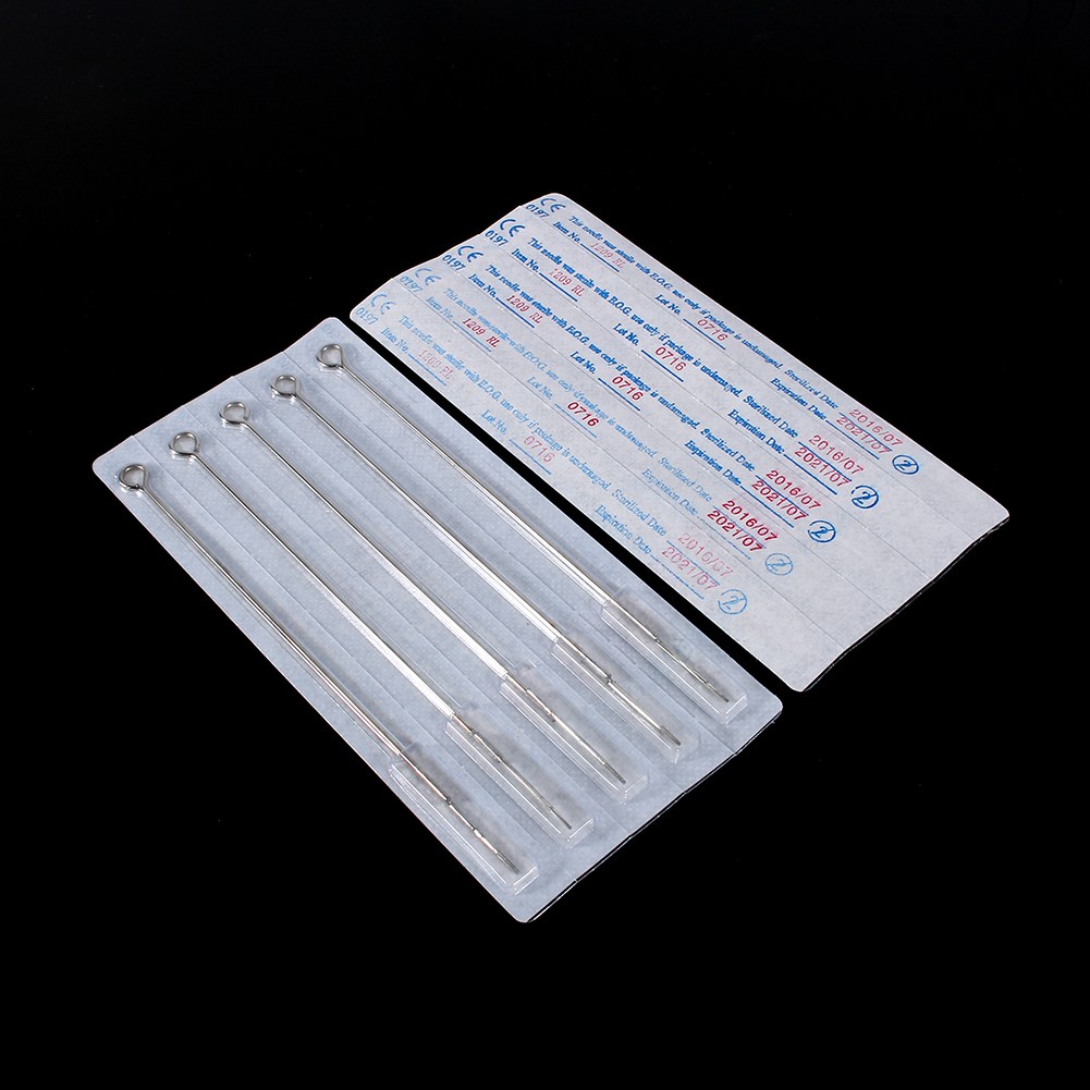 New Tattoo Needle 50Pc Dipoable Profeional Mixed terilized tainle teel Round Liner