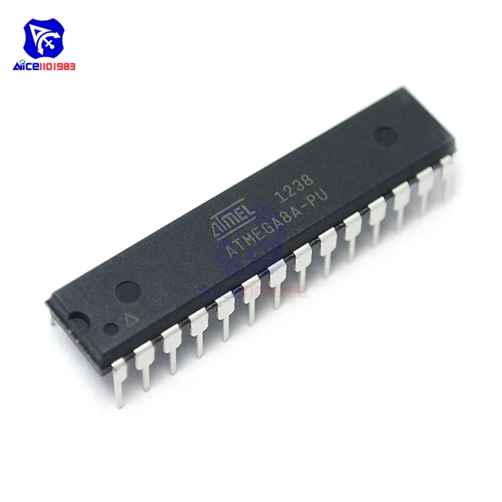 【Hey my home】diymore IC Chips ATMEGA8A-PU ATMEGA8A MEGA8A DIP-28 8-bit 8K Bytes In-System Flash Circuit