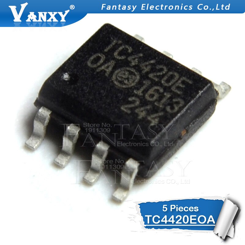 【happy one】5 পিস tc4420eoa sop-8 tc4420e sop tc4420 sop8 4420eoa tc4420coa tc4420c. 