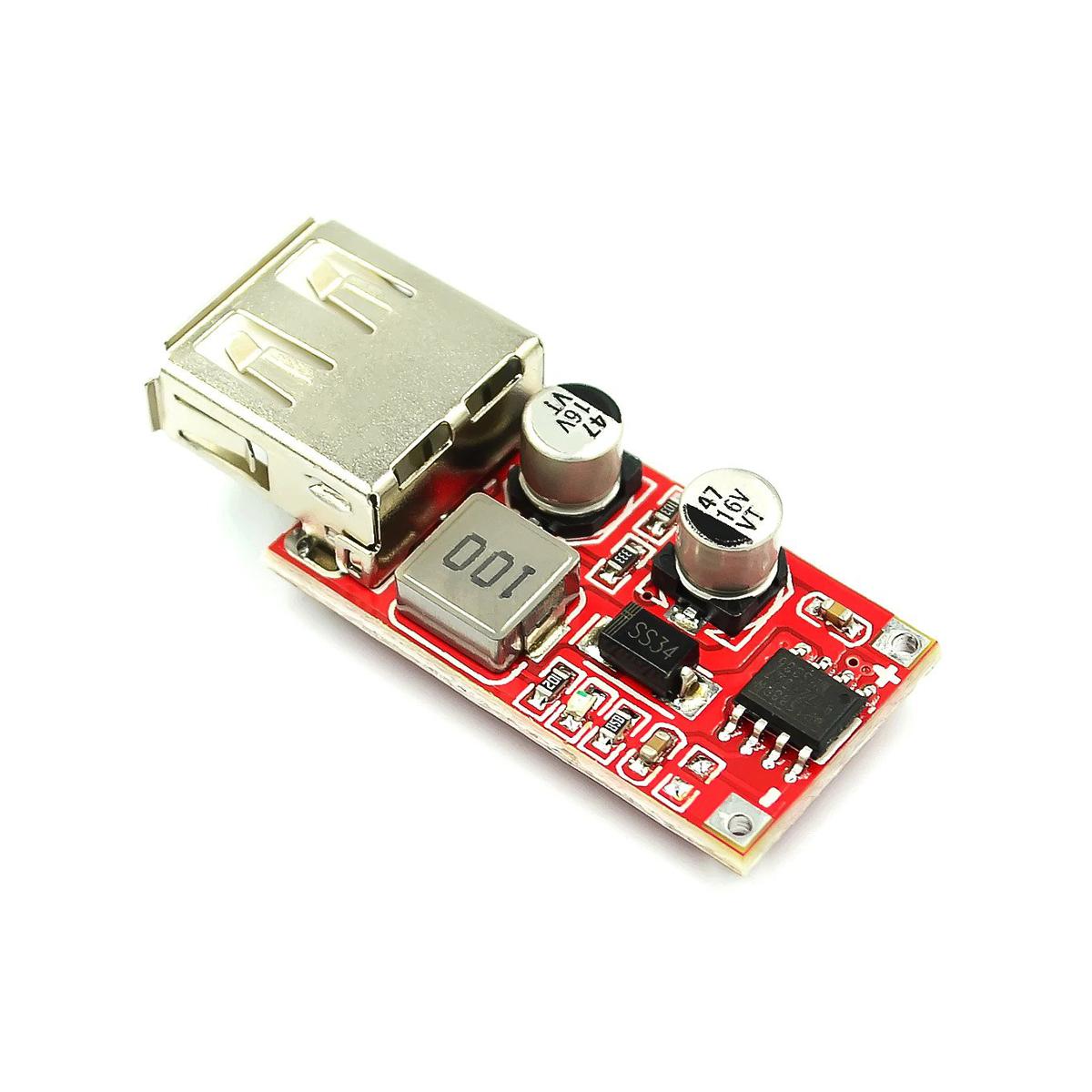 9V/12V/24V to 5V DC-DC Step Down Car Charging Car Charger 3A Output USB Module Diy Electronic Diy Kit Pcb Board