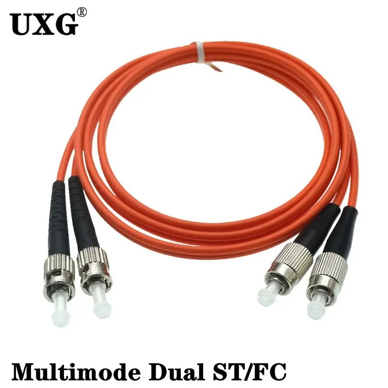 Multimode Core Fiber Jumper Dual LC To LC FC ST SC Fiber Patch Cord Jumper Cable MM Duplex Multi Mode Optic For Network 1m-60m. 