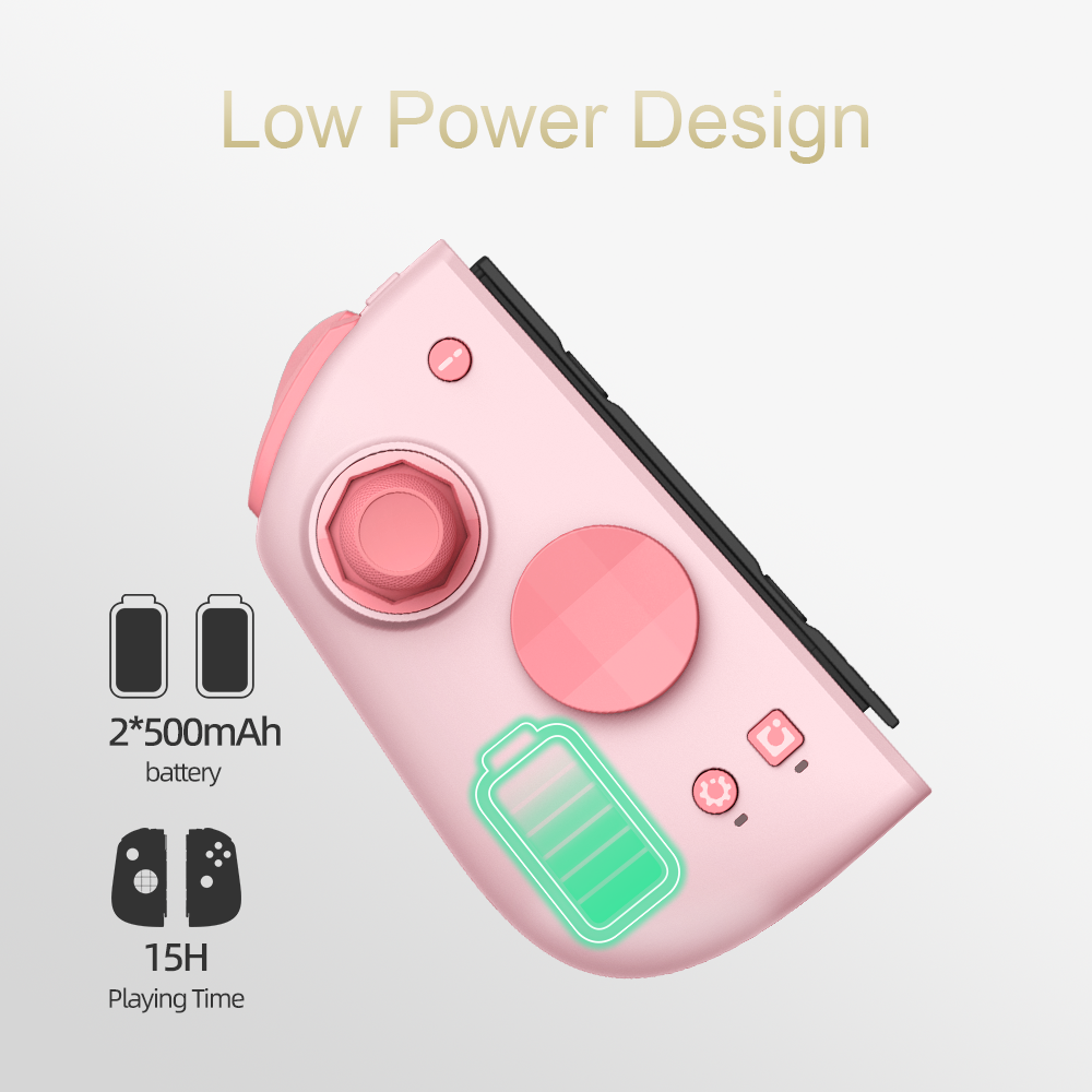 Mobapad M6 HD Joycons Nintendo Switch Controller Pro HD Vibration/6-Axis Gyro Joy Pad Adjustable Joystick Hall Effect Controller.