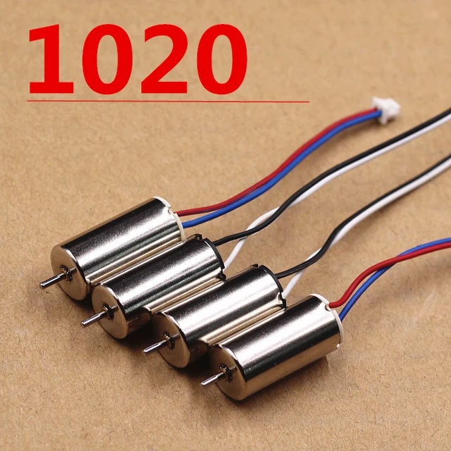 1020 RC Drone Motor  455000RPM DC 3.7V 10x20mm Magnetic Micro Motor High Speed For 55mm 75mm/ 76mm Mini Fans & Propeller 1020 Motor for RC Dron. 