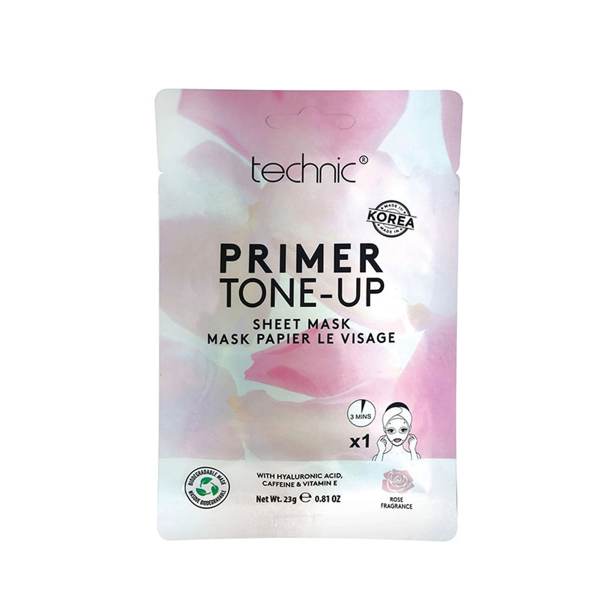 Technic Primer Tone-Up Sheet Mask 23g  UK