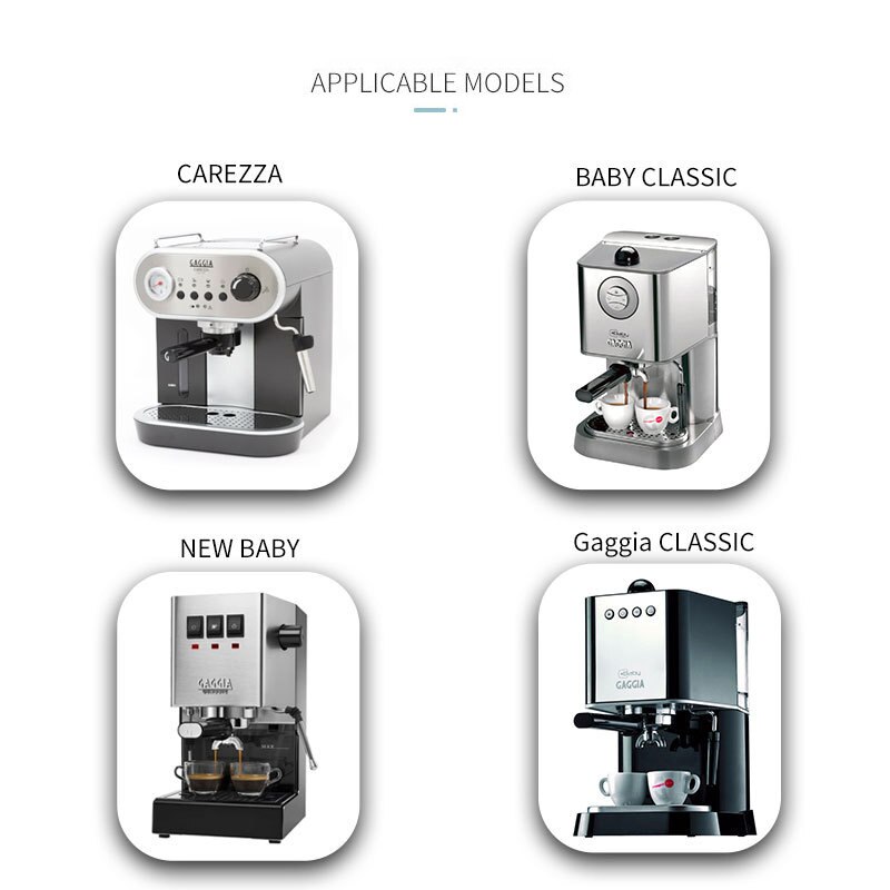 GAGGIA Bottomless  Portafilter Coffee Espresso Handle 58MM Wood Coffee Machine Bottomless Filter Portafilter. 