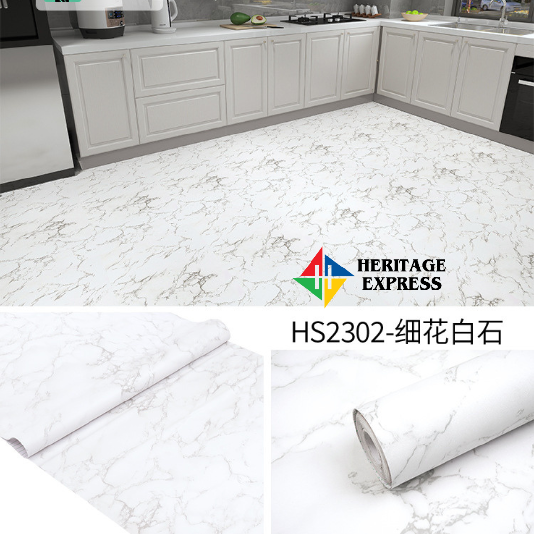 Non-slip Floor Stickers PVC Floormat waterproof & wear-resistant Nonslip products ( self-adhesive ) 30 sqf - Minimalistic Sophistication. 