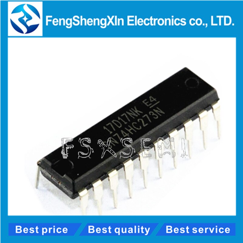 10pcs/lot SN74HC273N SN74HC273 74HC273N 74HC273 DIP-20 OCTAL D-TYPE FLIP-FLOPS WITH CLEAR. 