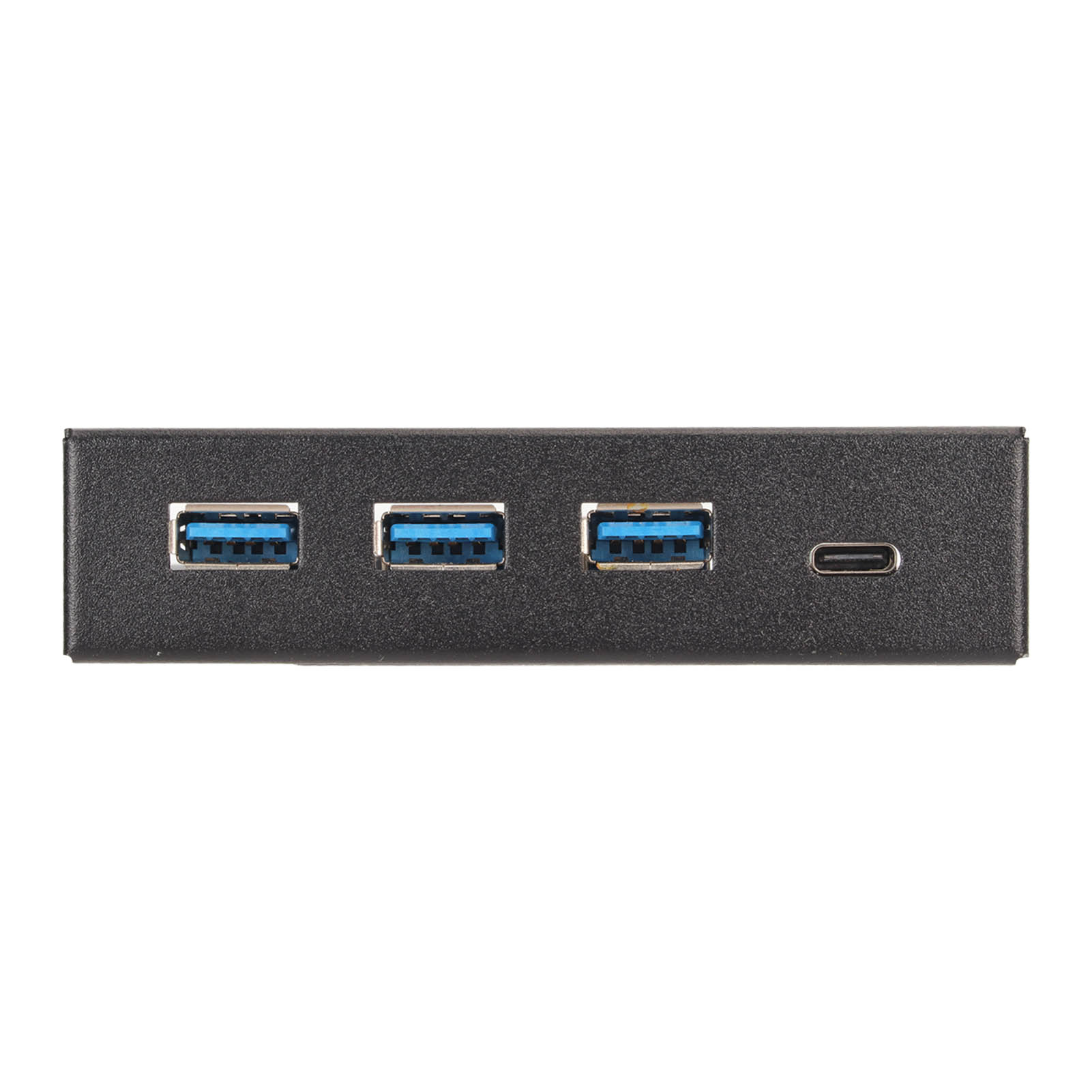 USB 3.0 Front Panel Hub 3.5in 4 Ports 6Gbps Stable Plug and Play Optical Drive Front Panel for Desktop Motherboard. 