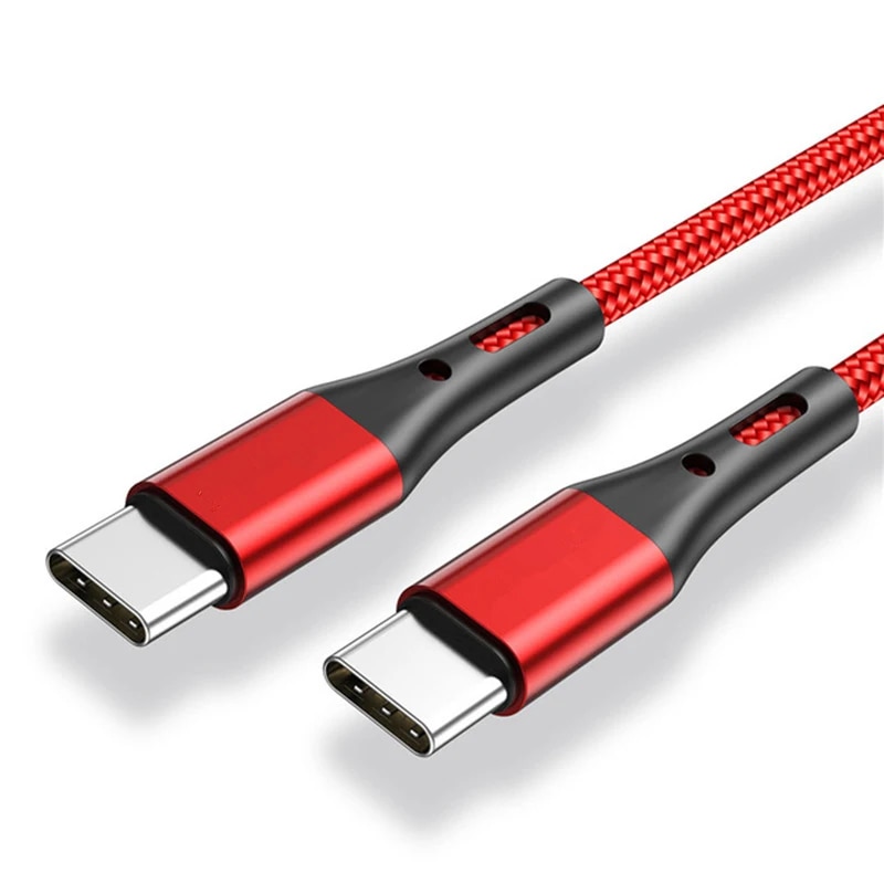 25cm/1m/2m Long USB Type C C to C PD Fast Charging Cable For LG Q61 Stylo 6 Style 3 Q51 W10 Alpha K41S Realme 6s X50 Pro Redmi. 