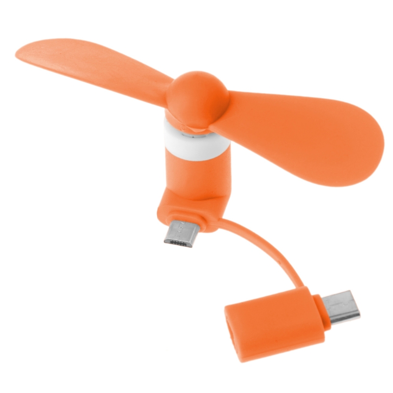 Mini Cute USB Fan Cooler Type C Removable USB-C Gadgets Low Power for Mobile Power Phone PC Laptop Cooler. 