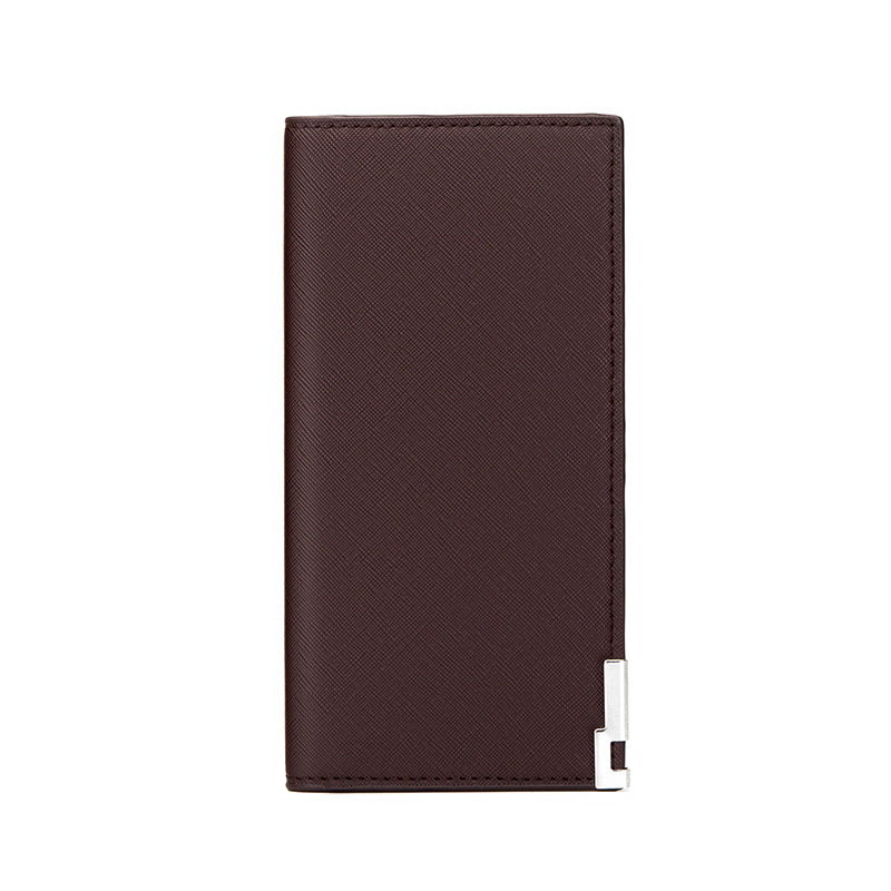 2-23 fashionable new men's wallet long new wallet young people light luxury high-end card wallet wallet men. 